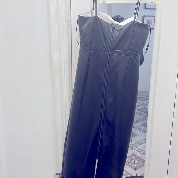French connection dress leatherette - Picture 4 of 4